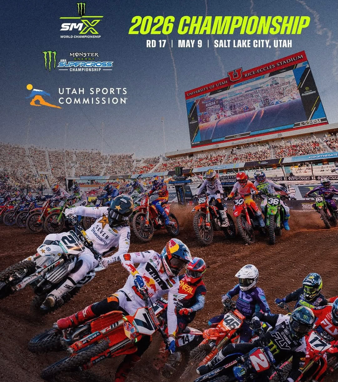 Salt Lake City Supercross Finale Preview: East/West Showdown and KTM Junior Championship Set for May 9